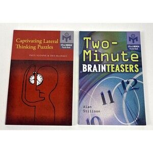Official Mensa Puzzle Books - Captivating Lateral Puzzles/ 2 Minute Brainteasers